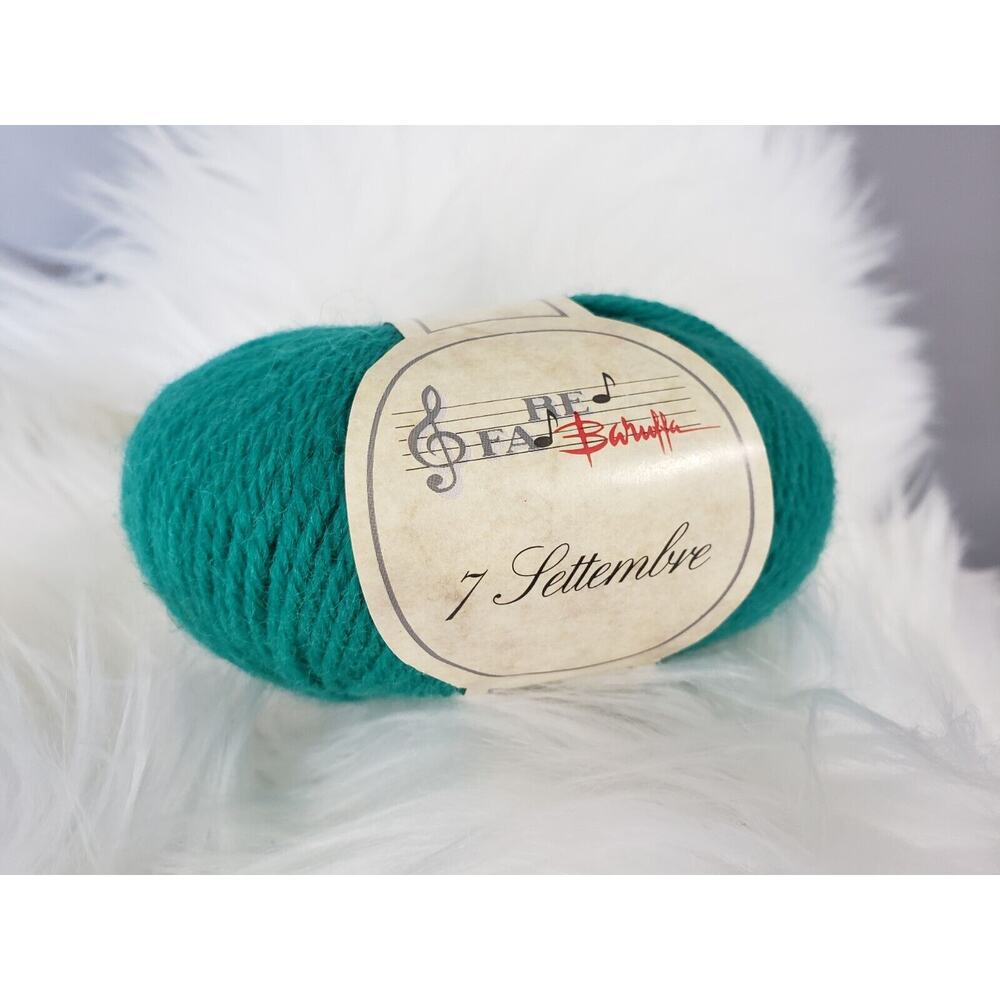 Fare Baruffa Extra Fine Merino Wool Yarn Green 50g 132 Yards